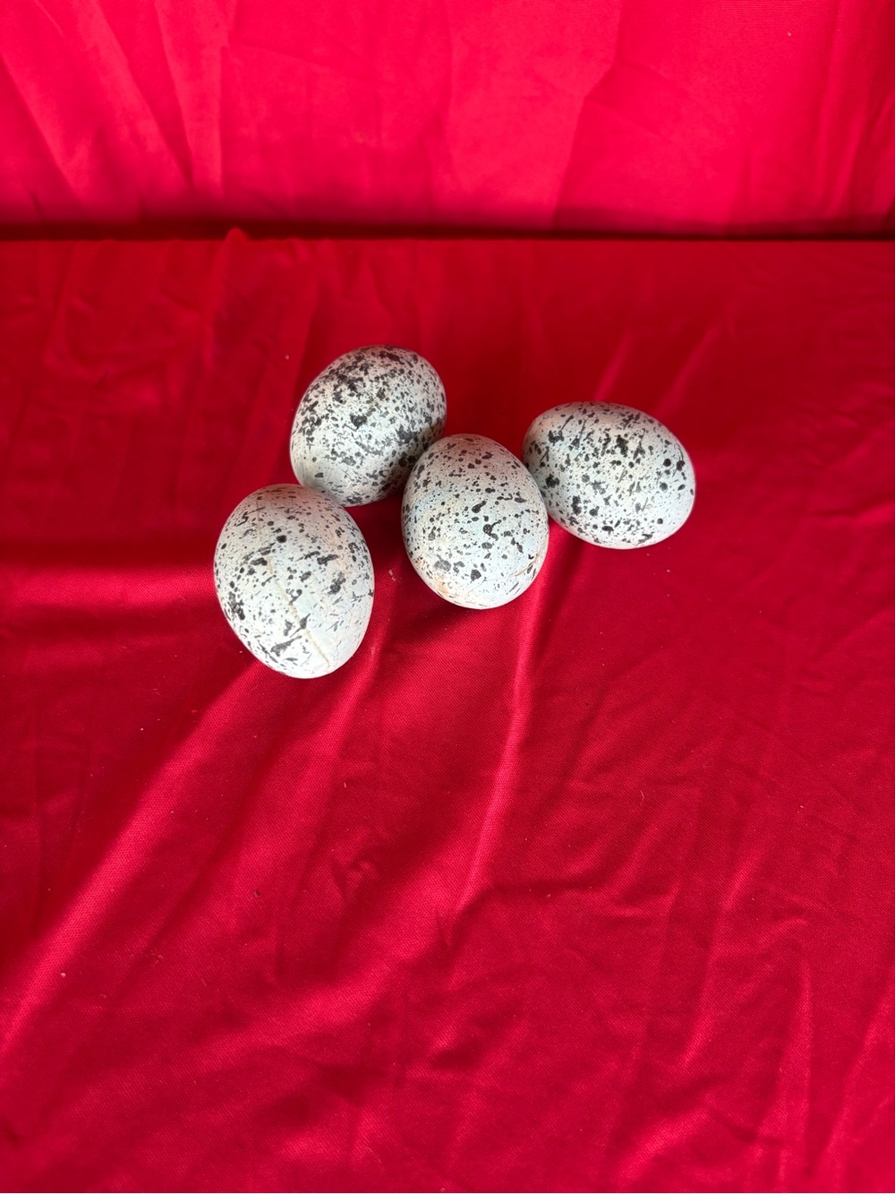 Speckled Decorative Eggs - Neutral Stone Finish